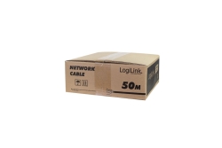 Logilink Erdverlegekabel S/FTP Cat7 AWG23 1000MHz schw. 50m