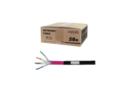 Logilink Erdverlegekabel S/FTP Cat7 AWG23 1000MHz schw. 50m