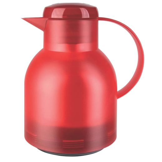 Samba Isolierkanne - 1,0 Liter, rot-transluzent