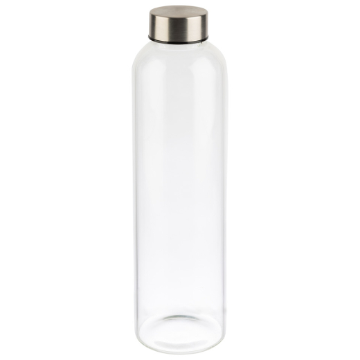 Trinkflasche Glas, 0,75L, transparent