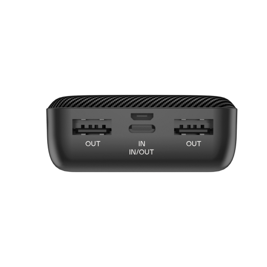 RealPower Powerbank PB-10000 SE schwarz 10.000mAh