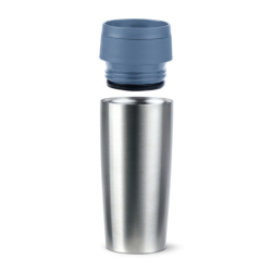 Travel Mug Isolierbecher Classic - 0,36 l, edelstahl/blau