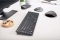CHERRY KW9100 Wireless SLIM Tastatur FR schwarz/grau