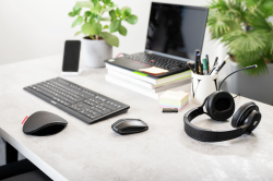 CHERRY GENTIX BT Wireless Maus Multi Device schwarz