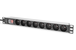 DIGITUS PDU 1U 8xCEE7/5 Ausgänge 230V/16A schwarz