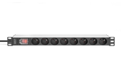 DIGITUS PDU 1U 8xCEE7/5 Ausgänge 230V/16A schwarz
