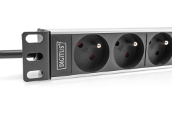 DIGITUS PDU 1U 4xCEE7/5 FR-Ausgänge 230V/16A schwarz