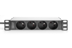 DIGITUS PDU 1U 4xCEE7/5 FR-Ausgänge 230V/16A schwarz