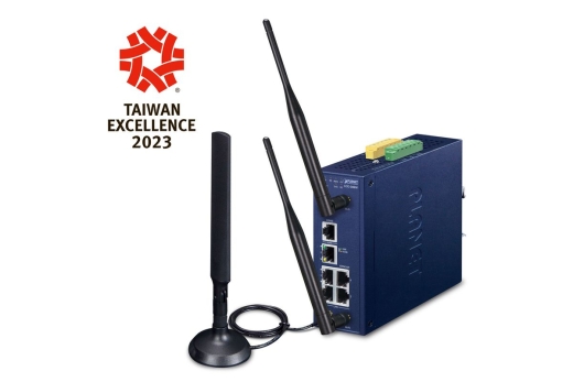 PLANET Industrial 5-Port GE LoRaWAN WLAN Gateway LCG-300W-EU