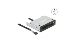 DELOCK 3.5 USB 2.0 Card Reader 5 Slot + 1 x USB 2.0 Typ-A