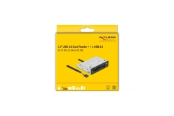 DELOCK 3.5 USB 2.0 Card Reader 5 Slot + 1 x USB 2.0 Typ-A