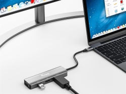 Equip Adapter USB-C->HDMI/DP/VGA/USB2.0 4K/ 60Hz 0.15m...