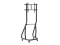 Equip Bodenstandhalter 37-80/1TFT 80kg Heavy-Duty gr lite Retail