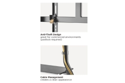 Equip Bodenstandhalter 60-105/1TFT 100kg Heavy-Duty gr lite Retail