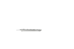 CHERRY KC6000C SLIM FOR MAC Tastatur Wired DE weiß/silber