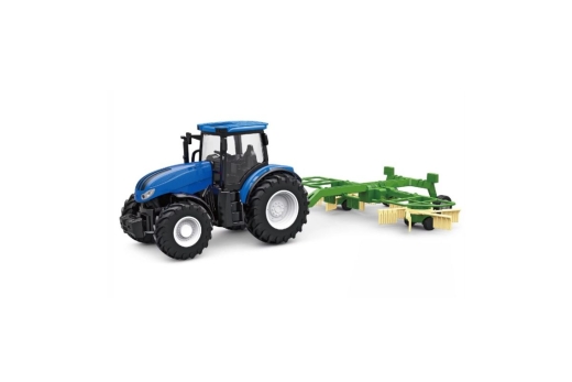 Amewi RC Traktor mit Kreiselschwader LiIon 500mAh blau/6+
