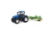 Amewi RC Traktor mit Kreiselschwader LiIon 500mAh blau/6+