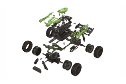 Amewi RC Auto Razor Buggy DIY/Ohne Akku 74Teile grün/8+
