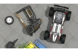 Amewi RC Auto Hero Truggy DIY/Ohne Akku 51Teile weiß/8+