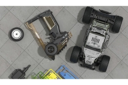 Amewi RC Auto Stone Buggy DIY/Ohne Akku 71Teile grau/8+