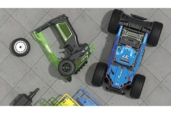 Amewi RC Auto Blazer Buggy DIY/Ohne Akku 71Teile blau/8+
