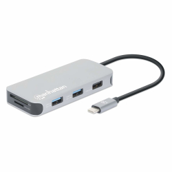MANHATTAN USB-C 8-in-1 Dockingstation HDMI RJ45 3xUSB-A