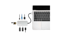 MANHATTAN USB-C 8-in-1 Dockingstation HDMI RJ45 3xUSB-A