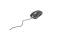 gembird Maus OPT WIRED 4 Tasten USB schwarz/silber