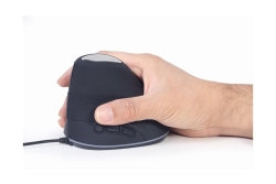 gembird Ergonomische Maus WIRED USB mit 6 Tasten spacegrey