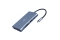 gembird USB Typ-C 7-in-1 Kombi Adapter spacegrau