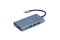 gembird USB Typ-C 7-in-1 Kombi Adapter spacegrau