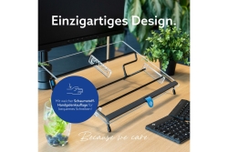 R-Go Dokumentenhalter FlexRead bis A3 transparentAcryl/sch