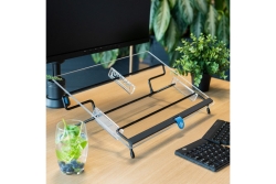 R-Go Dokumentenhalter FlexRead bis A3 transparentAcryl/sch