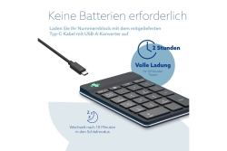 R-Go Nummernblock Numpad Break kabellos schwarz