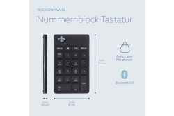 R-Go Nummernblock Numpad Break kabellos schwarz