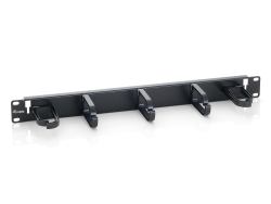 Equip 19 Kabelmanagement 5xPlastikringe Stahl 1U RAL9005