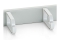 Equip 19 Kabelmanagement 5xPlastikringe Stahl 1U RAL7035