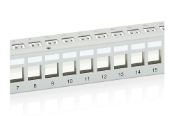 Equip 19 Patchpanel 24xKeystones FTP 1U LSA/110 RAL7035
