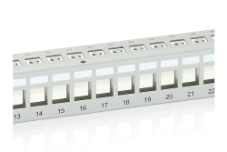Equip 19 Patchpanel 24xKeystones FTP 1U LSA/110 RAL7035