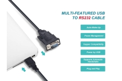 Equip Adapter USB-A->Serial RS232-DB9 Prolific St/St 1.50m