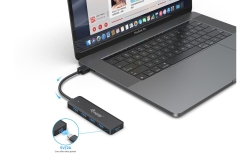 Equip 4-Port USB-A3.2-Hub->4xUSB-A 3.2 +USB-C Adapter 5Gbps