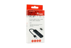 Equip 4-Port USB-A3.2-Hub->4xUSB-A 3.2 +USB-C Adapter 5Gbps