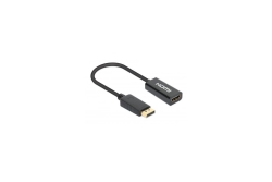 MANHATTAN Aktiver DisplayPort auf HDMI Adapter 4K@60Hz schwa