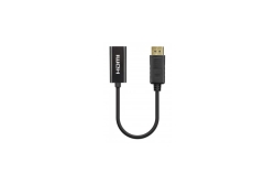MANHATTAN Aktiver DisplayPort auf HDMI Adapter 4K@60Hz schwa