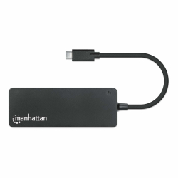 MANHATTAN 7-Port USB Hub C-Stecker A-Buchse 5Gbit/s schwar
