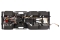 Amewi RC Auto AMXRock RCX10.3P Crawler 6x6 Pickup schw. /14+