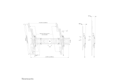 Neomounts WAH 55-110 1TFT neigbar schwarz Max.160KG