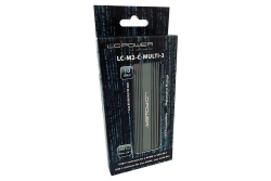 LC-Power SSD-Gehäuse LC-M2-C-Multi-3 -M.2 (NVMe & SATA)