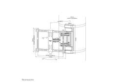 Neomounts SLH 40-70 1TFT volle schwarz Max.45KG