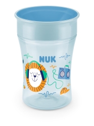 NUK Trinklernbecher Magic Cup 360°-Trinkrand 230ml blau